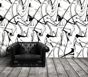 BRUSHSTROKES IN BLACK & WHITE