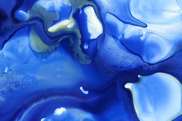 BLUE INK WELL WATERCOLOR GICLÉE FINE ART PRINT