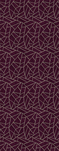 Broken Glass in Aubergine
