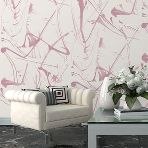 BRUSHSTROKES IN LILAC