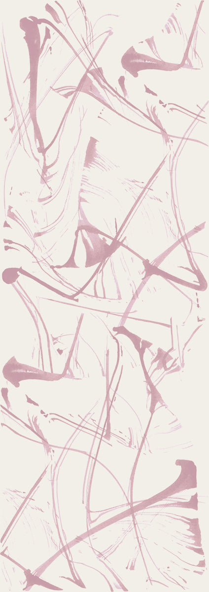 Image of BRUSHSTROKES IN LILAC - Quick Ship - Wallpaper