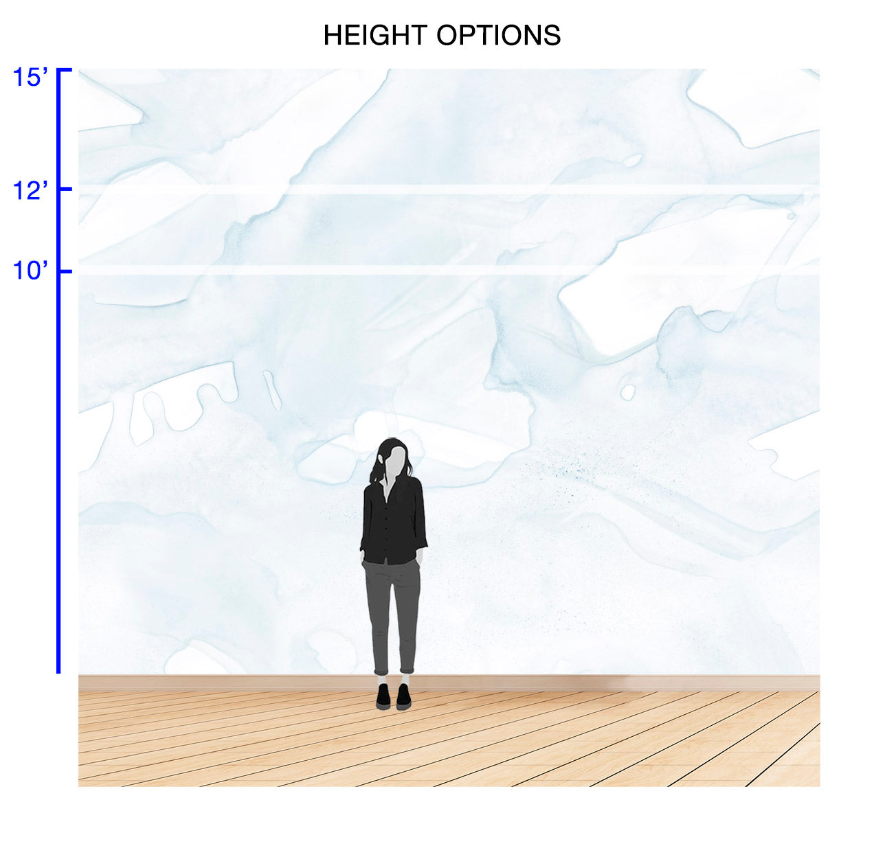 Image of Chiffon - Quick Ship Wallpaper Mural