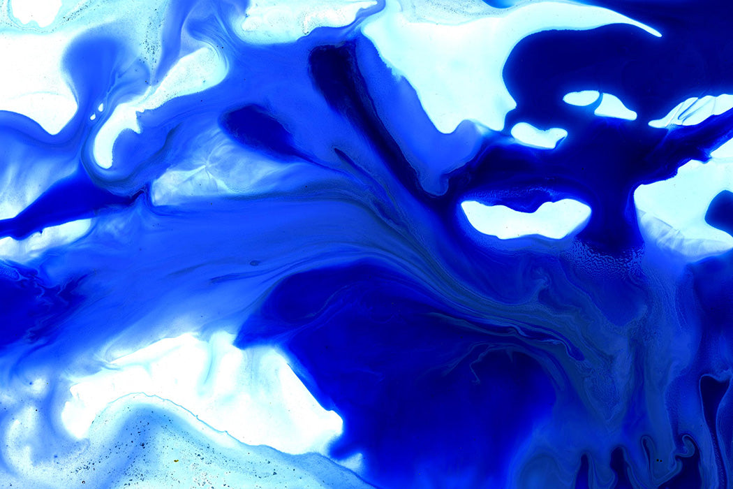 COBALT GLAZE WATERCOLOR GICLÉE ON CANVAS