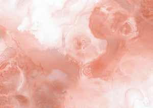 CORAL GLOW WATERCOLOR GICLÉE PRINT ON CANVAS