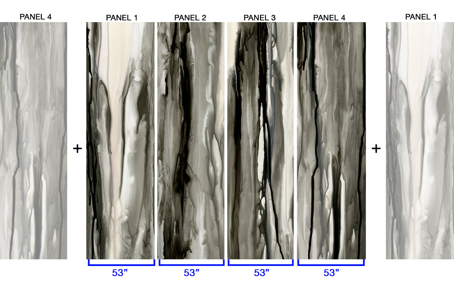 Onyx Drips - Quick Ship Wallpaper Mural