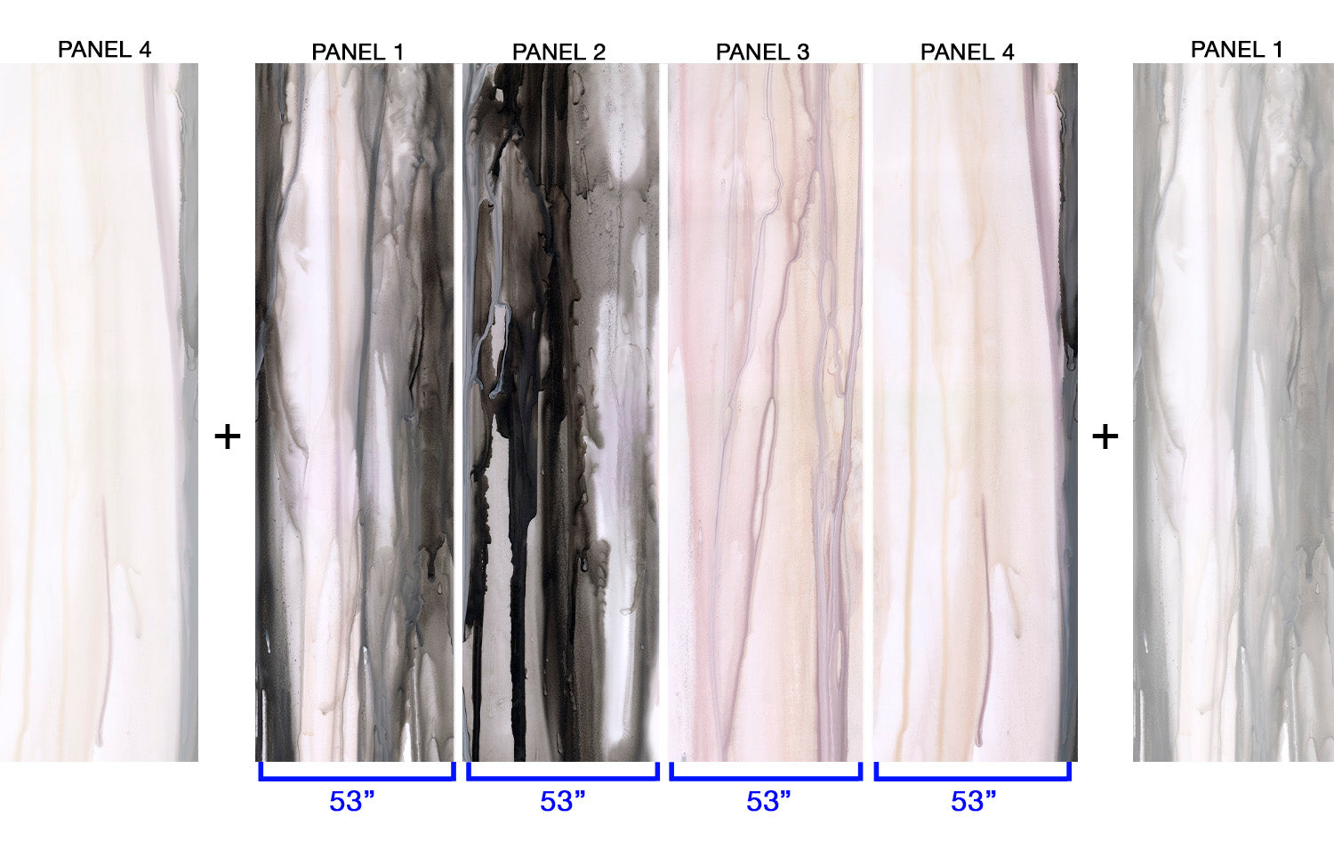 Carbon Drips - Quick Ship Wallpaper Mural