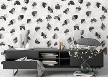 Load image into Gallery viewer, STONE TEXTILE MODERN FLORAL IN BLACK &amp; WHITE