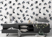 Load image into Gallery viewer, STONE TEXTILE MODERN FLORAL IN NAVY