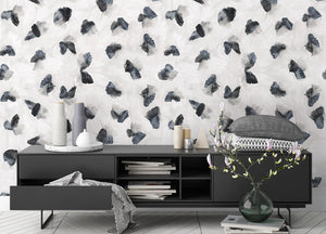 STONE TEXTILE MODERN FLORAL IN NAVY