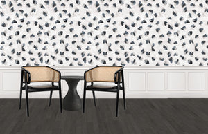 STONE TEXTILE MODERN FLORAL IN NAVY