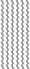 Load image into Gallery viewer, STONE TEXTILE FRINGE CHECK IN BLACK ON WHITE