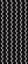Load image into Gallery viewer, STONE TEXTILE FRINGE CHECK IN WHITE ON BLACK