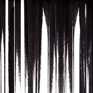 STONE TEXTILE FRINGE PRINT IN BLACK