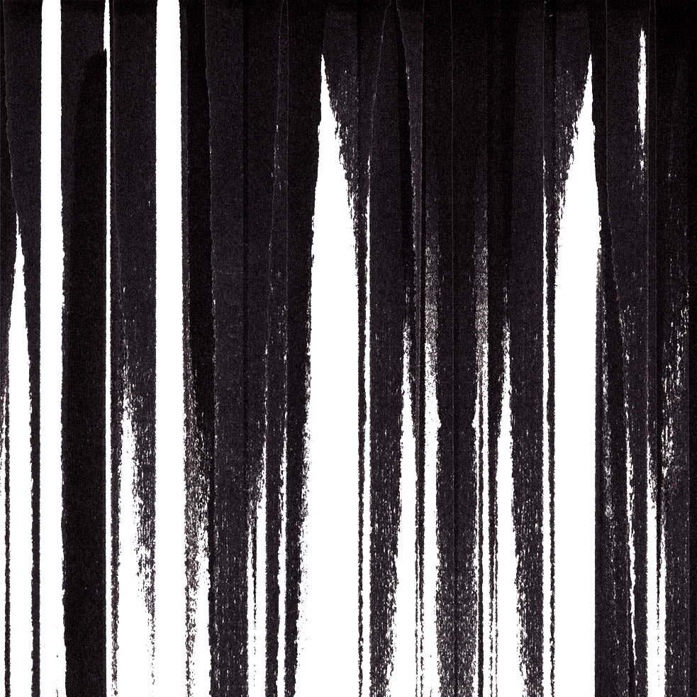 STONE TEXTILE FRINGE PRINT IN BLACK