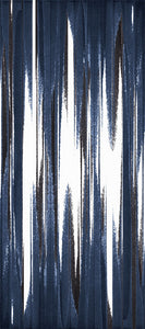 STONE TEXTILE FRINGE PRINT IN NAVY + BLACK