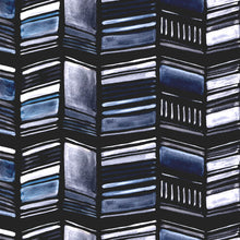 Load image into Gallery viewer, STONE TEXTILE HERRINGBONE IN NAVY + BLACK
