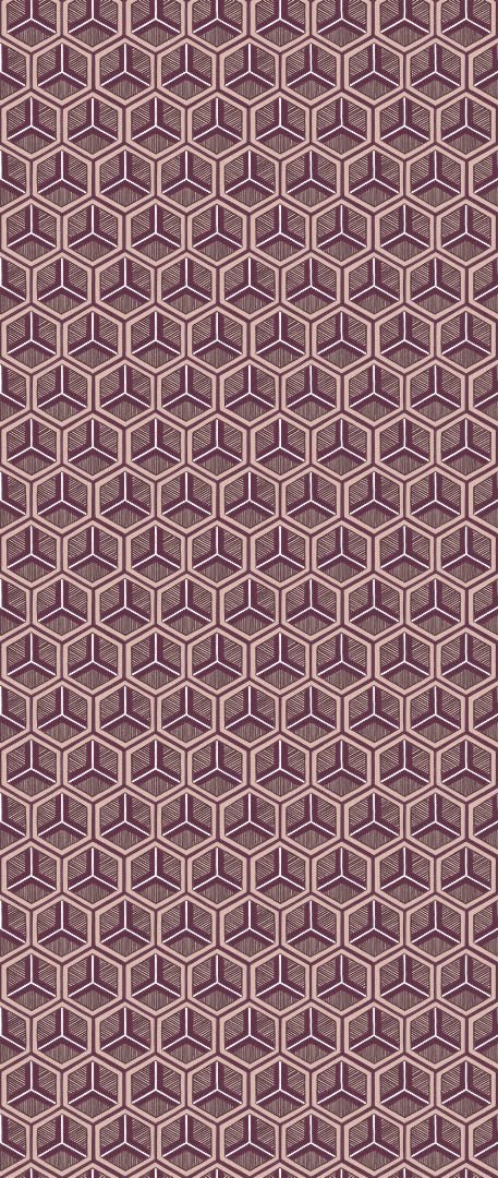 Image of Honeycomb in Carné - Quick Ship - Wallpaper
