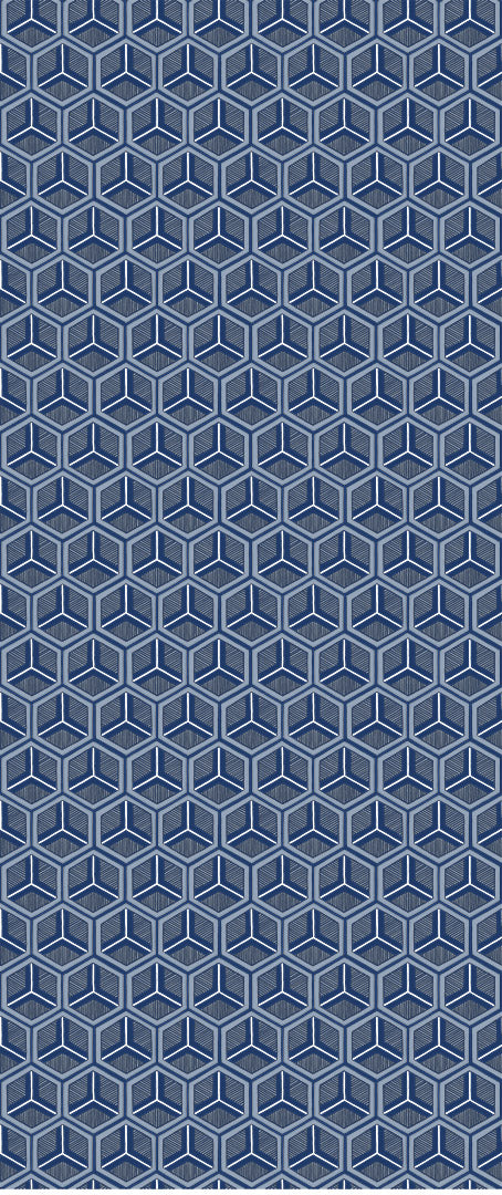Honeycomb in Saphir- Quick Ship - Wallpaper