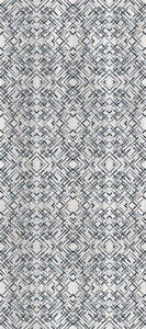 STONE TEXTILE MIRRORED WEAVE