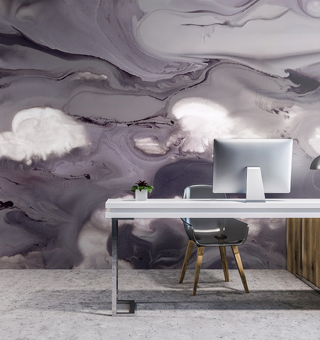 Magnetic Mauve - Quick Ship Wallpaper Mural