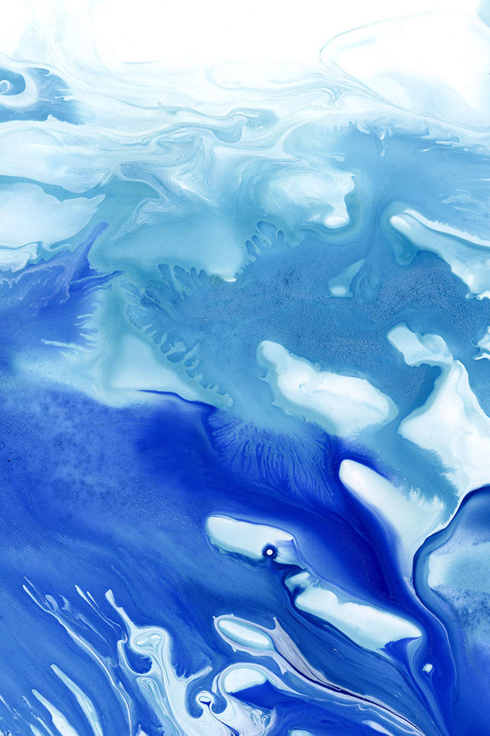 OCEAN SWELL WATERCOLOR GICLÉE PRINT ON CANVAS