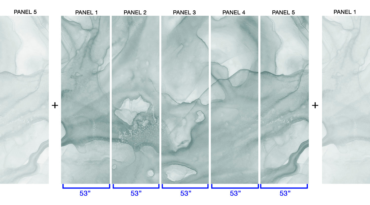 Image of Porcelain - Quick Ship Wallpaper Mural