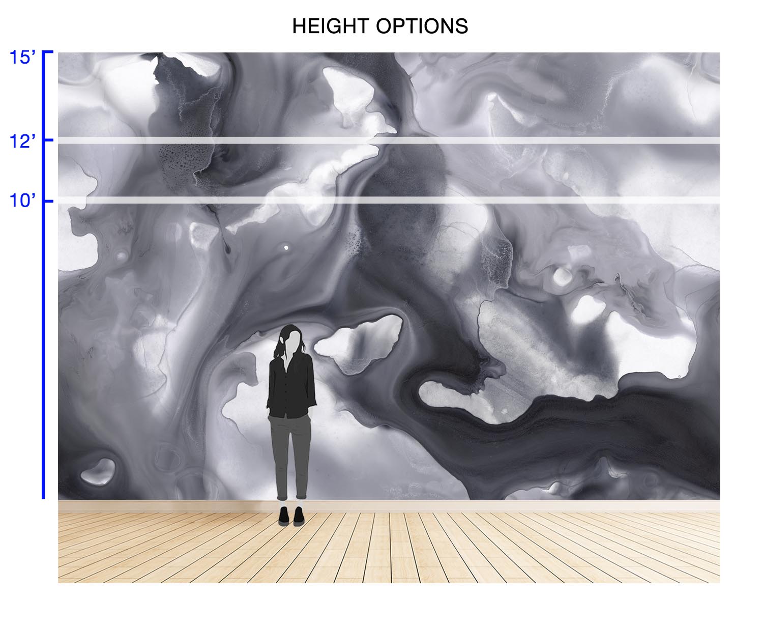 Image of Shadow - Quick Ship Wallpaper Mural