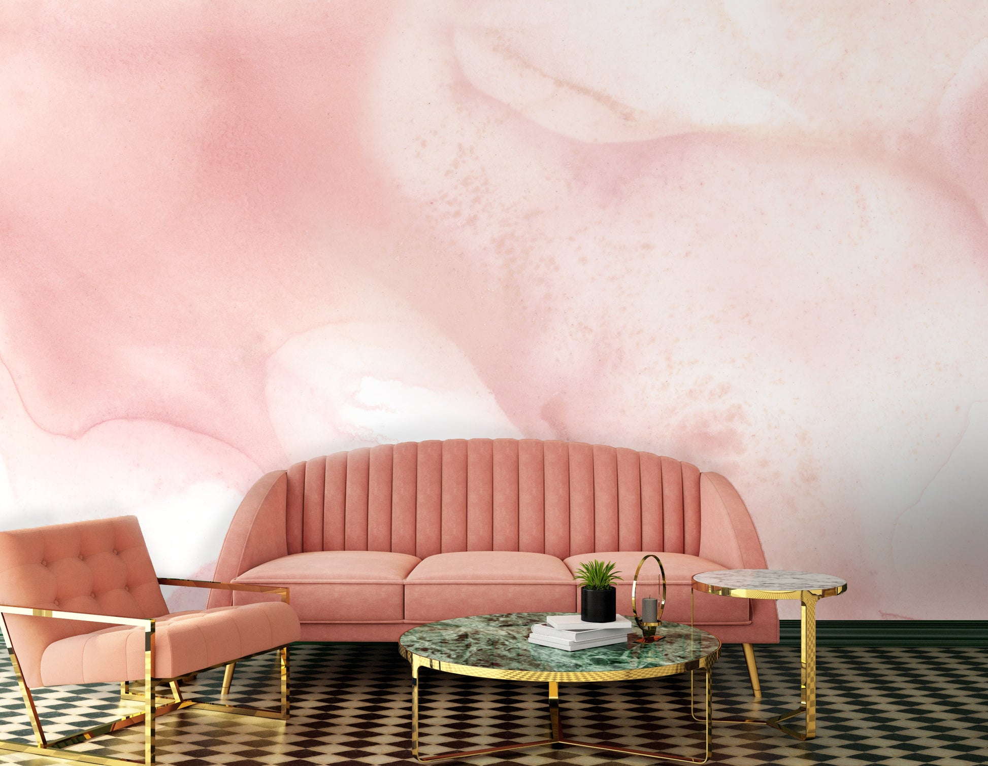 Pink Lemonade - Quick Ship Wallpaper Mural