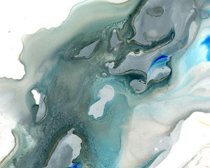 SPRING RAIN "A" GICLÉE PRINT ON CANVAS