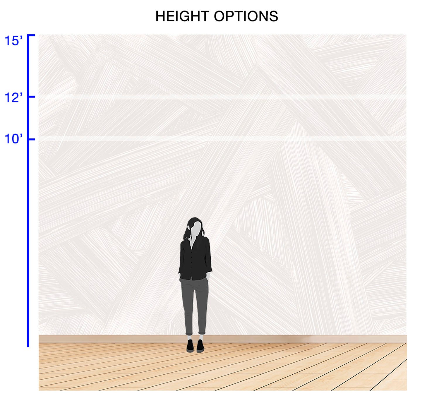 Image of Raked in Bone - Quick Ship Mural