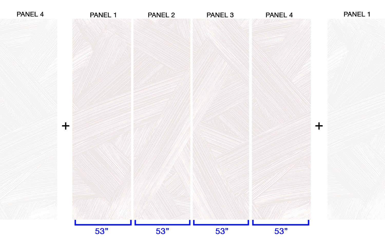 Image of Raked in Bone - Quick Ship Mural
