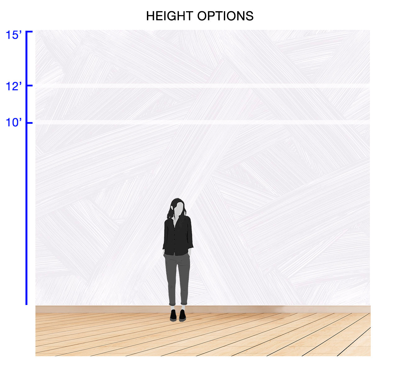 Image of Raked in Quartz - Quick Ship Mural