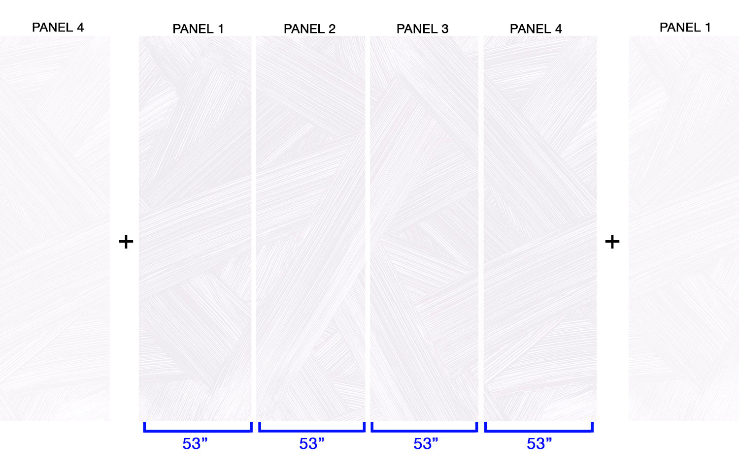 Raked in Quartz - Quick Ship Mural