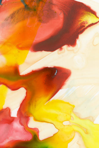 RED & YELLOW WATERCOLOR GICLÉE FINE ART PRINT