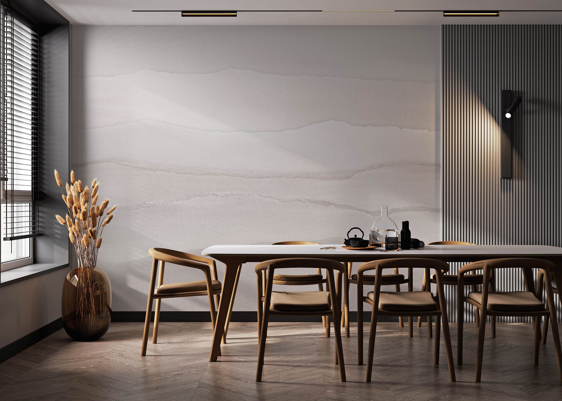 Ripple in Bone - Quick Ship Mural