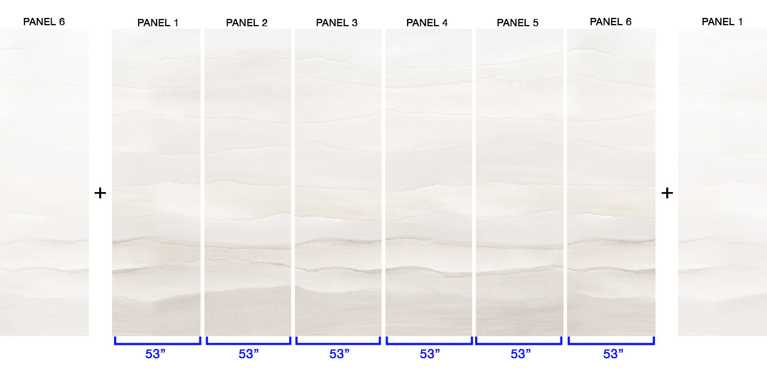 Image of Ripple in Bone - Quick Ship Mural