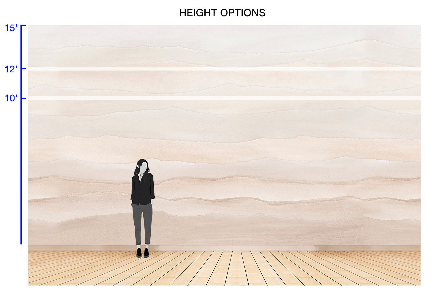 Ripple in Dusk - Quick Ship Mural