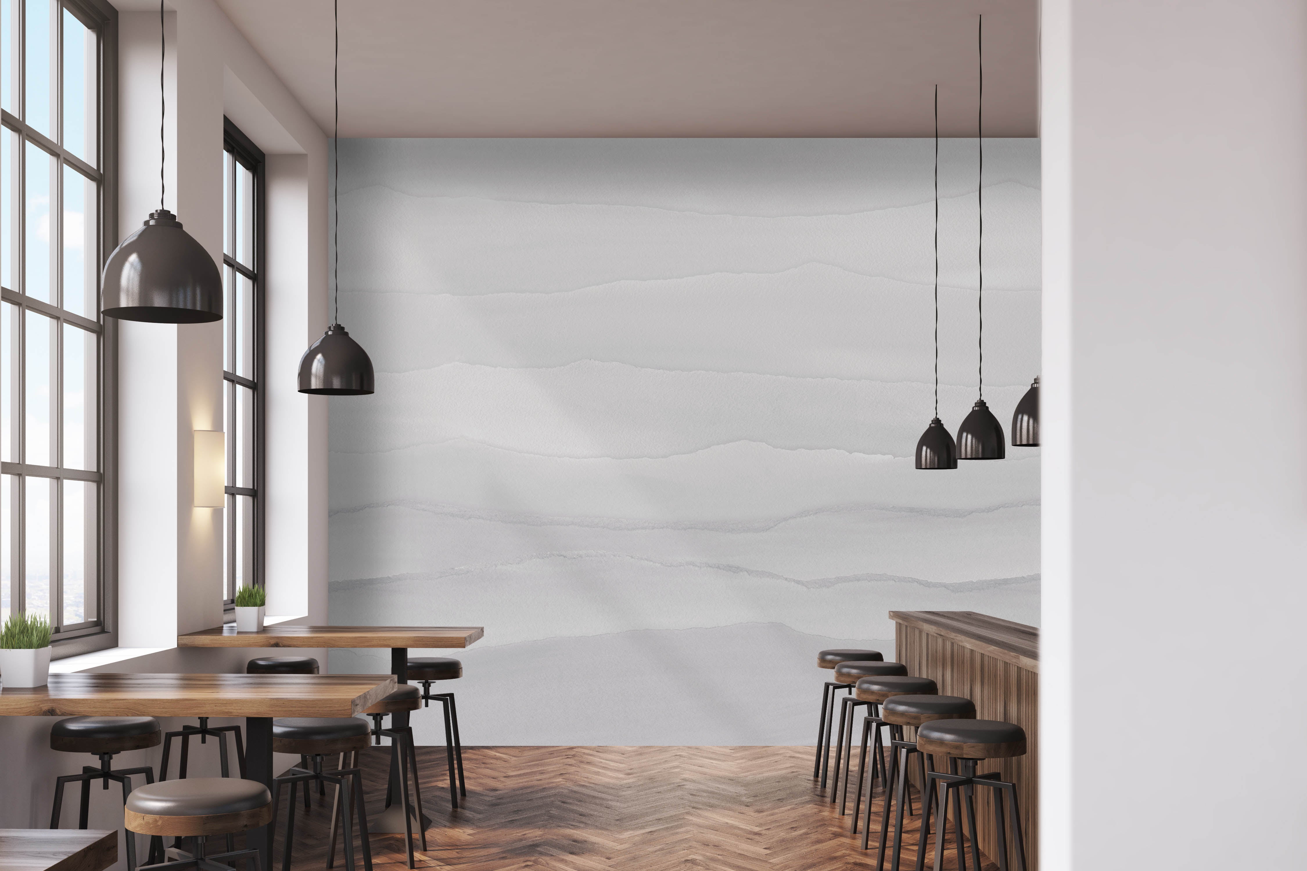 Image of Ripple in Greige - Quick Ship Mural