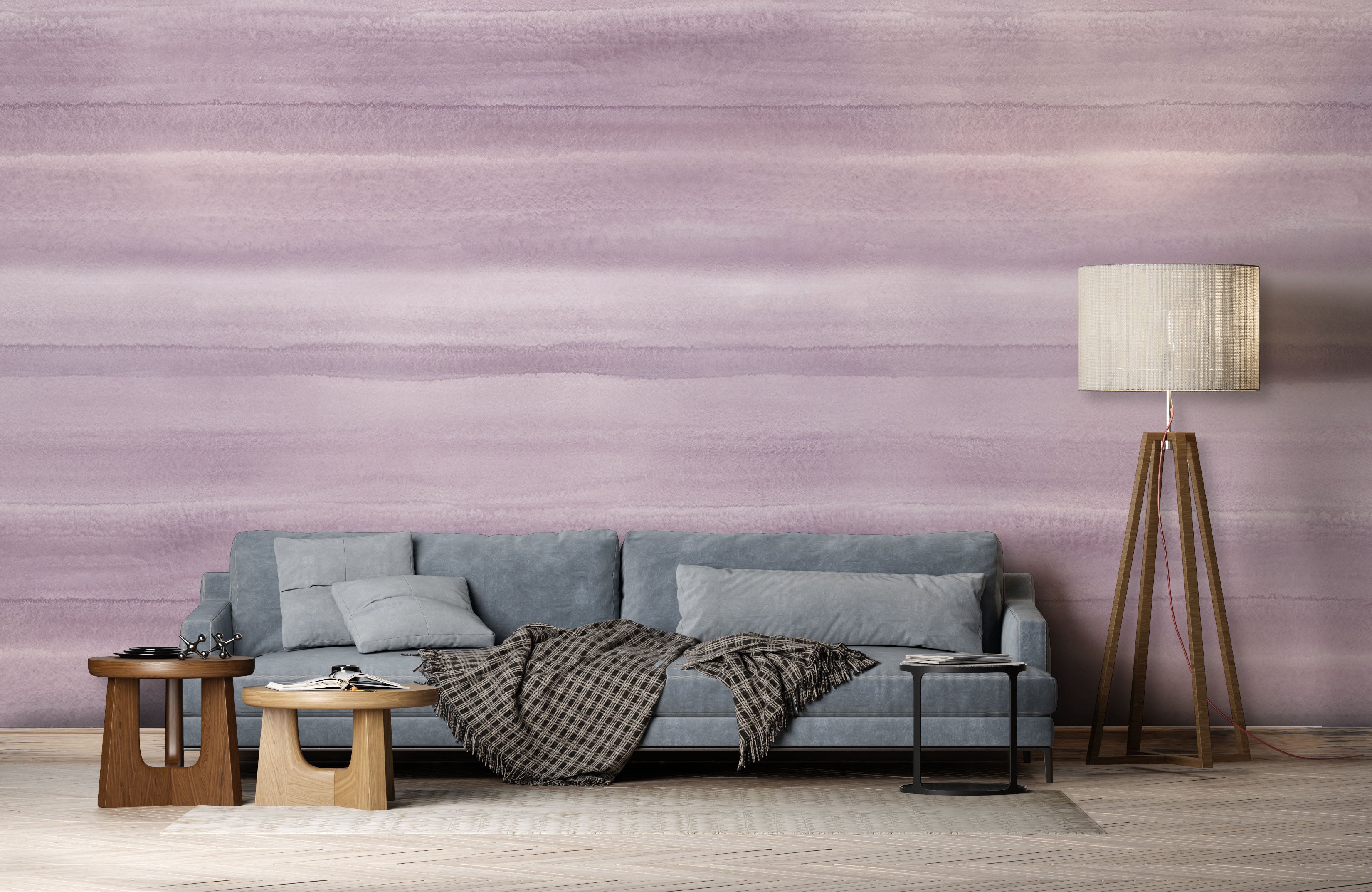 Sediment Lilac - Quick Ship Mural – Black Crow Studios
