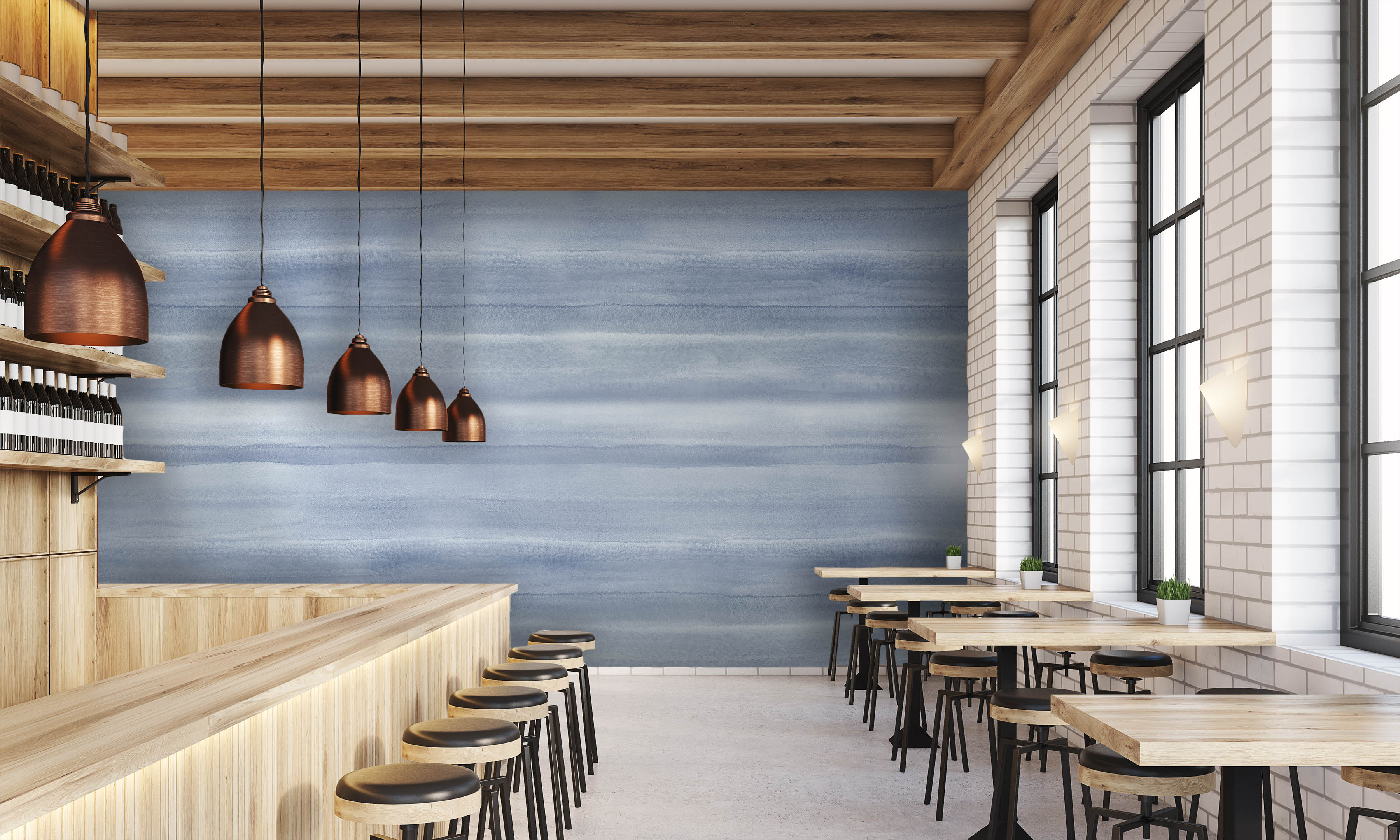 Image of Sediment Sky - Quick Ship Mural