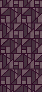 Tangram in Aubergine