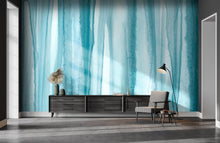 Load image into Gallery viewer, Cyan Drips - Quick Ship Mural