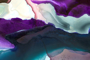 TEMPEST "B" WATERCOLOR GICLÉE PRINT ON CANVAS