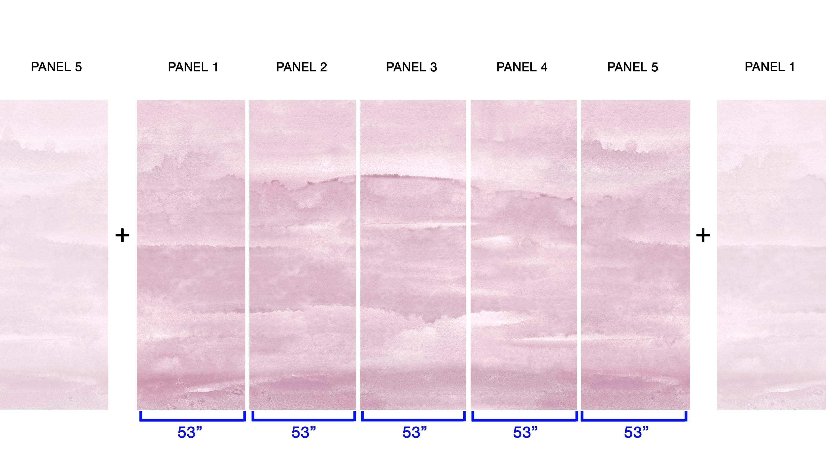 Image of Tide Lilac - Quick Ship Mural