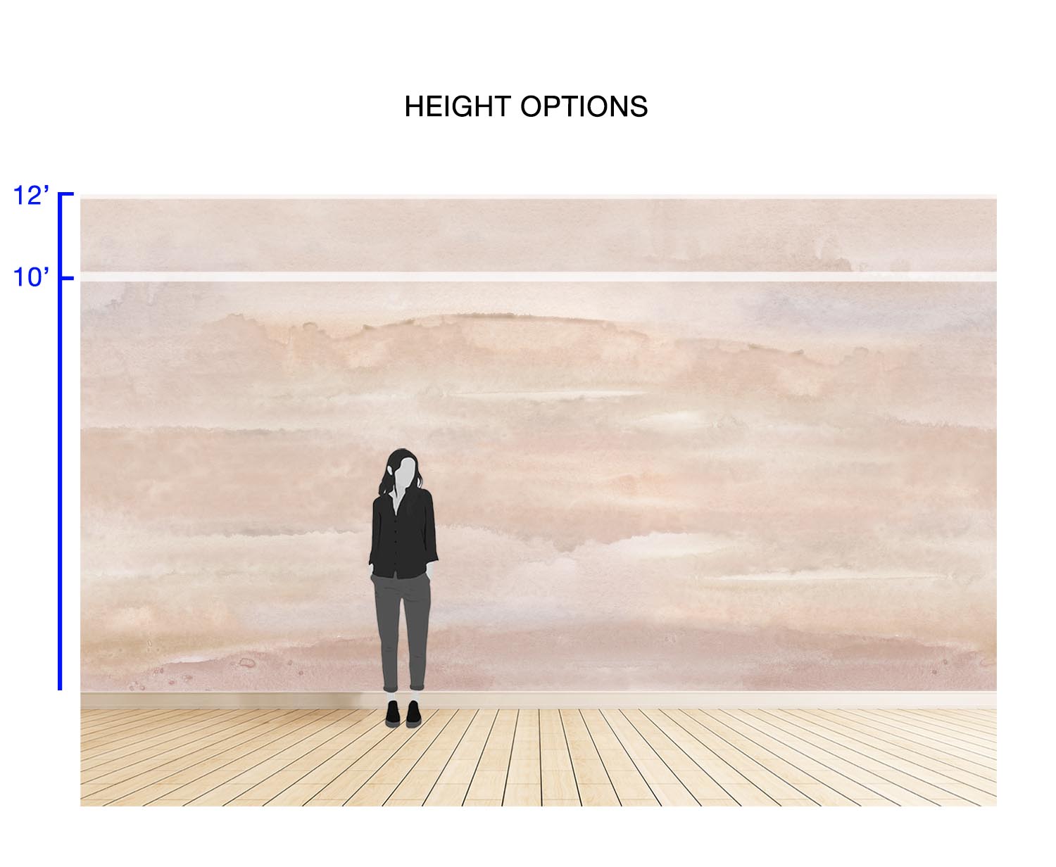 Image of Tide Sunset - Quick Ship Mural