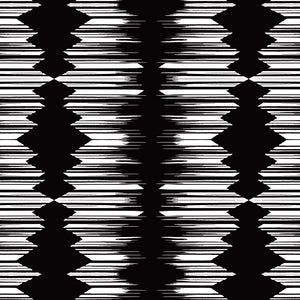 STONE TEXTILE TRIBAL FRINGE IN BLACK