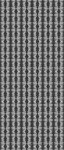 STONE TEXTILE TRIBAL FRINGE IN BLACK