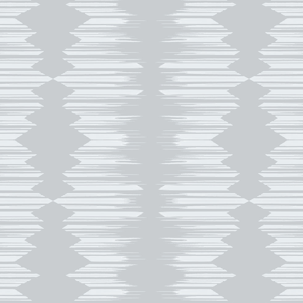 STONE TEXTILE TRIBAL FRINGE IN GRAY