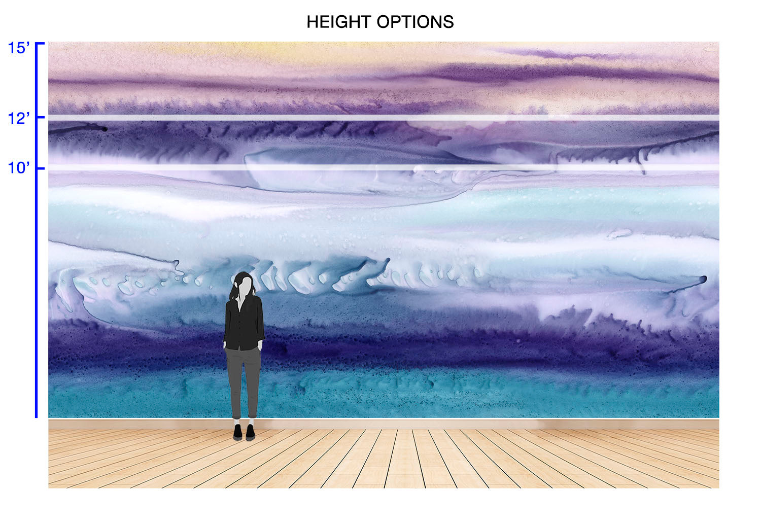 Eventide Drips - Quick Ship Wallpaper Mural