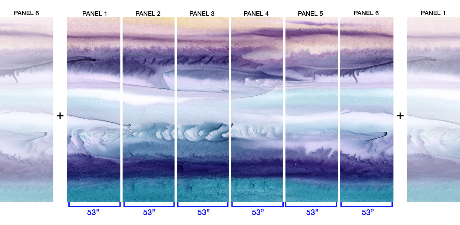 Image of Eventide Drips - Quick Ship Wallpaper Mural